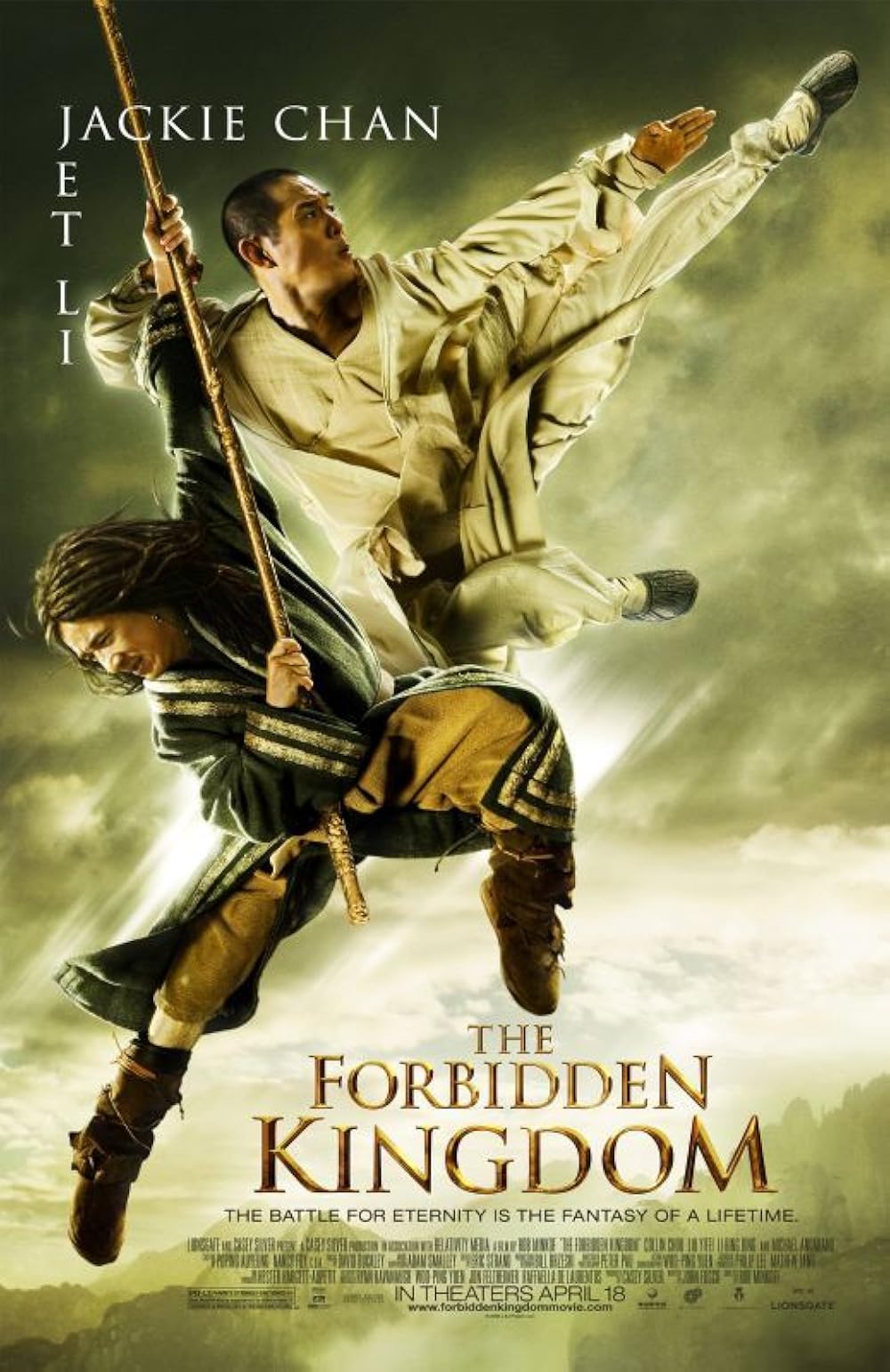 کالکشن فیلم های Jackie Chan  The Forbidden Kingdom 2008 